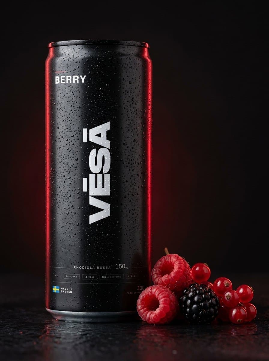 VĒSĀ Berry Punch can