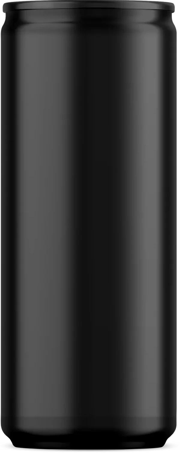 The same 330 ml can without a label